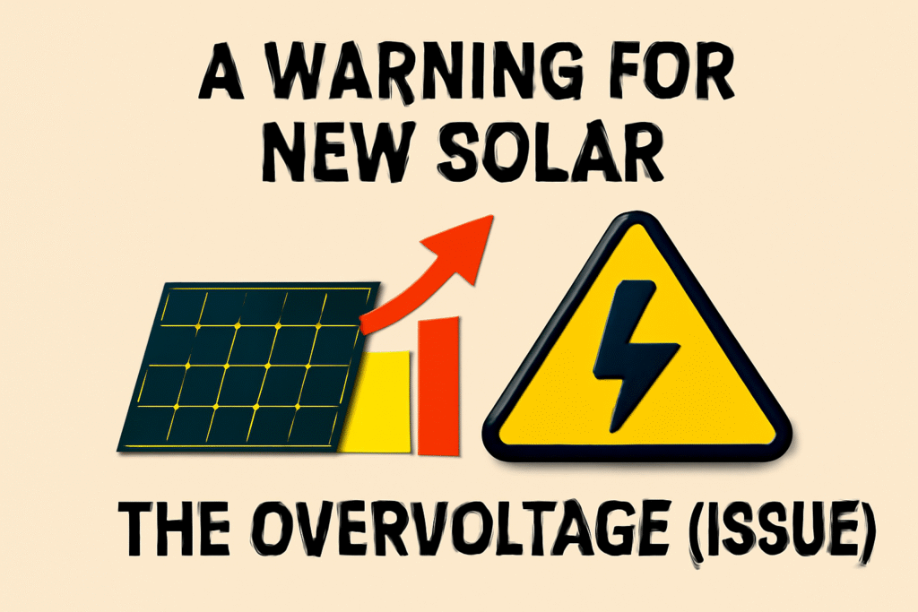 අලුතින් සෝලා සවි කරන අයට අනතුරු ඇඟවීමක් High Voltage ගැටලු! A Warning for New Solar Installers The Overvoltage Issue